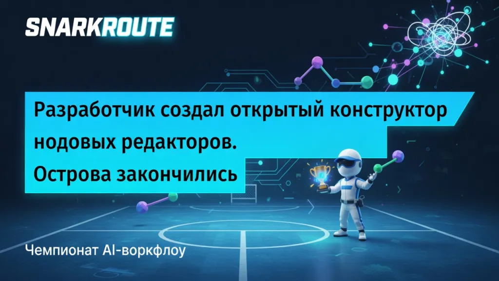 Разработчик создал открытый конструктор нодовых редакторов. Острова закончились