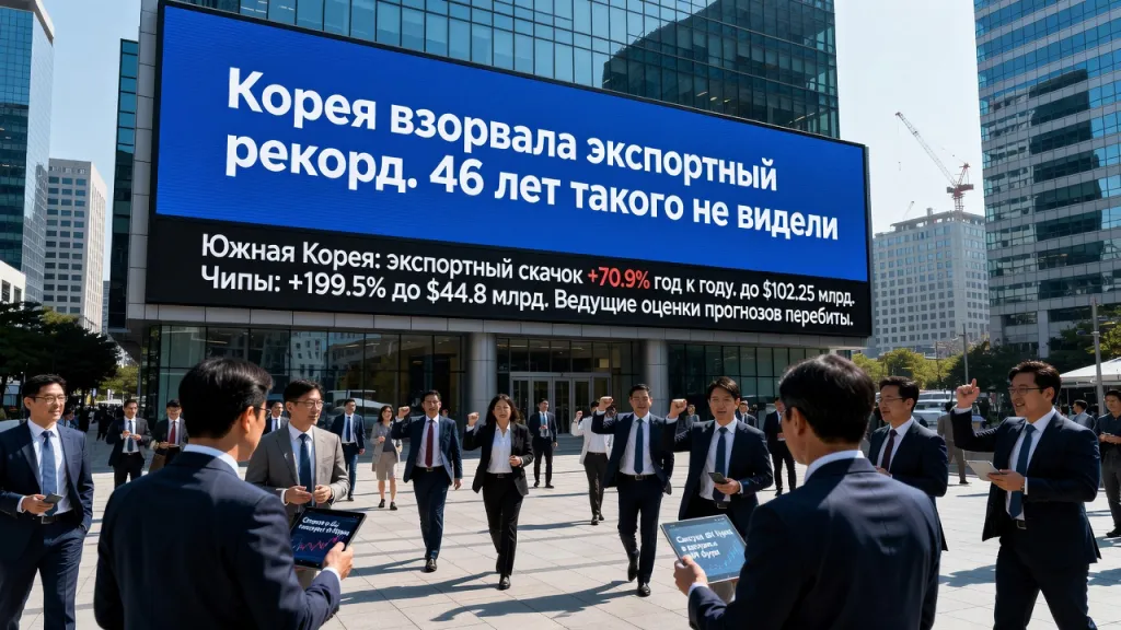 Корея взорвала экспортный рекорд. 46 лет такого не видели