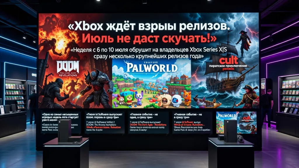 Xbox ждёт взрыв релизов. Июль не даст скучать!