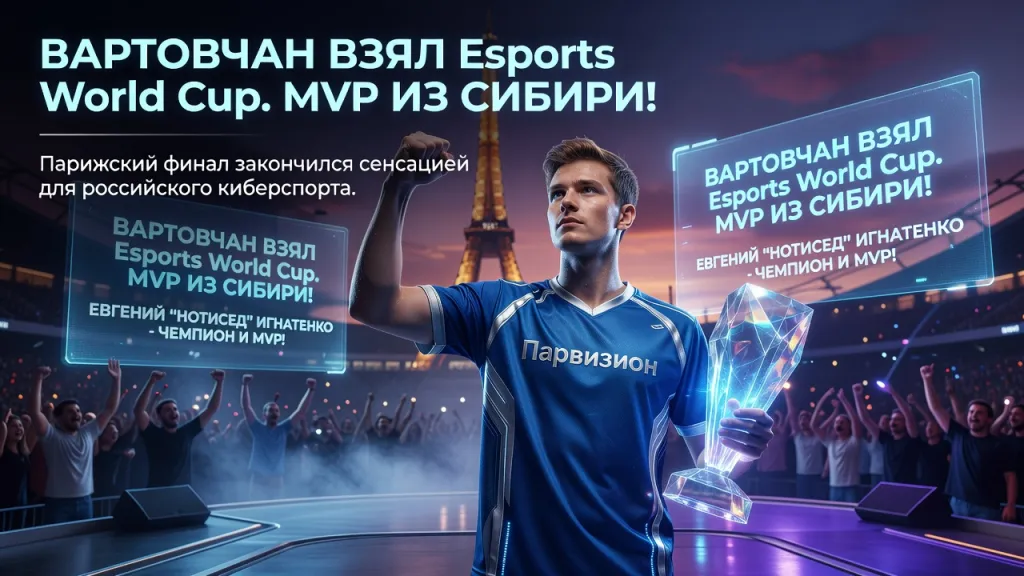 Вартовчан взял Esports World Cup. MVP из Сибири!